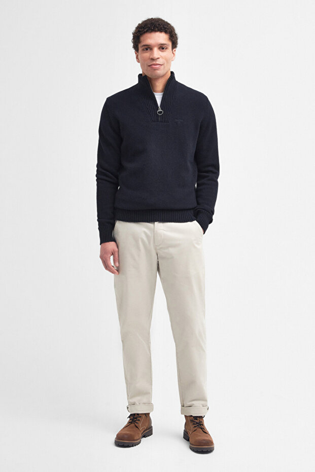 Essential Lambswool Half Zip Kazak NY71 Navy - 3