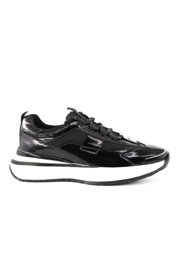 22265 Genuine Leather Black Patent Leather Men's Casual Shoes