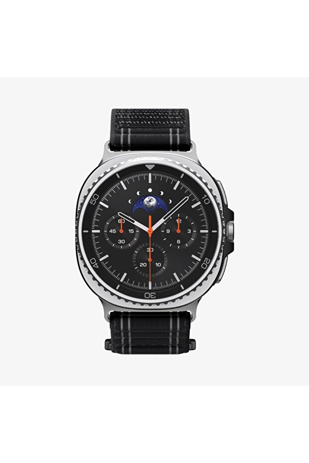 Galaxy Watch 8 (46mm) & Watch 8 (44mm) & Watch 8 (40mm) Kordon Kayış Band WBF0 Black - AMP10153 - 1