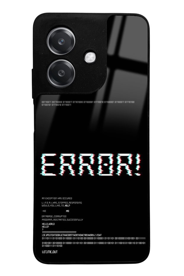 Oppo A3 Error Designed Glossy Phone Case
