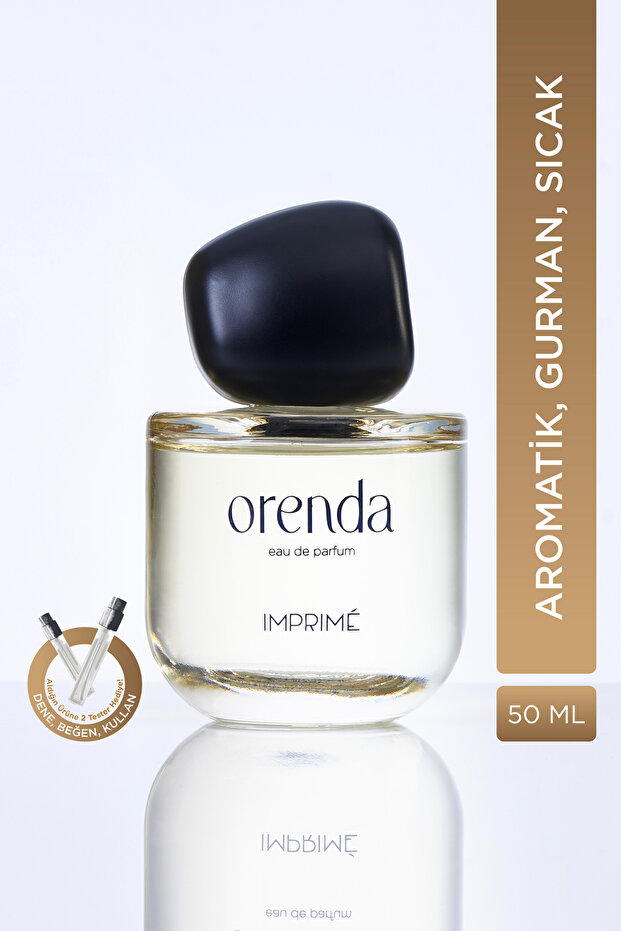 Imprime Orenda EDP Kadın Parfüm 50ml | Aromatik & Gurman | Vanilya, Kakao, Portakal, Bergamot, Lavanta