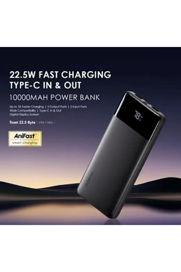 Oraimo 10,000 mAh portable battery with 22.5 watts of power - 2