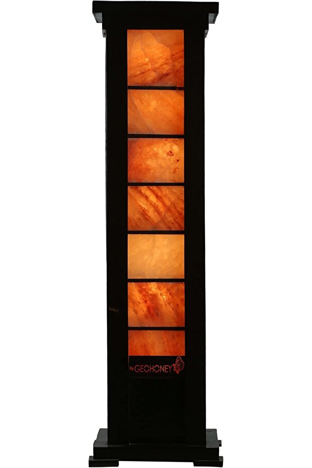Himalayan Salt Lamp Large Corner Tile Shape, Yellow