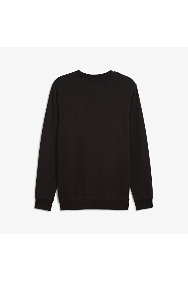 Essential Small No. 1 Logo Crew Erkek Siyah Sweatshirt - 5