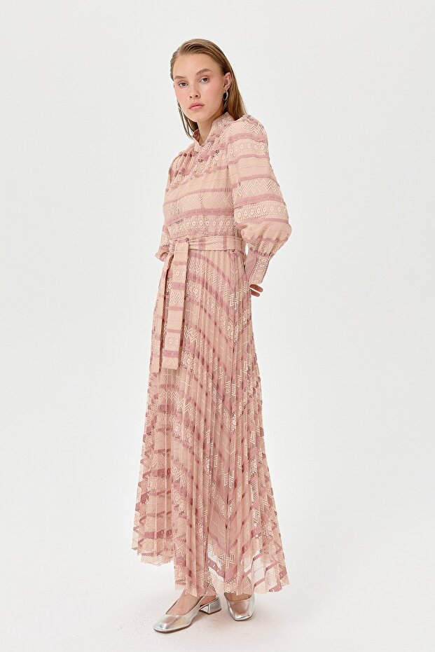 Dantel Elbise Pudra - 4