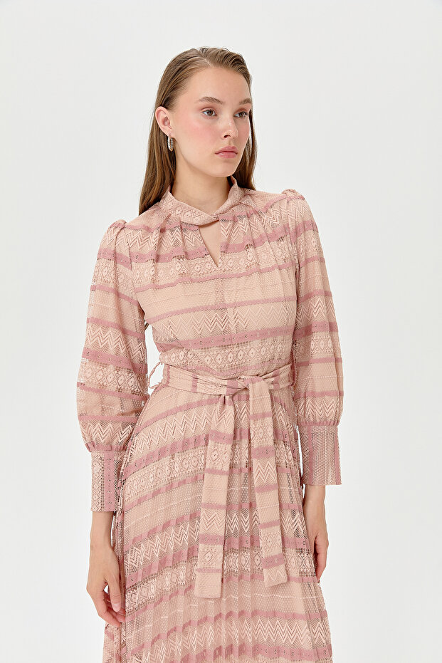 Dantel Elbise Pudra - 5