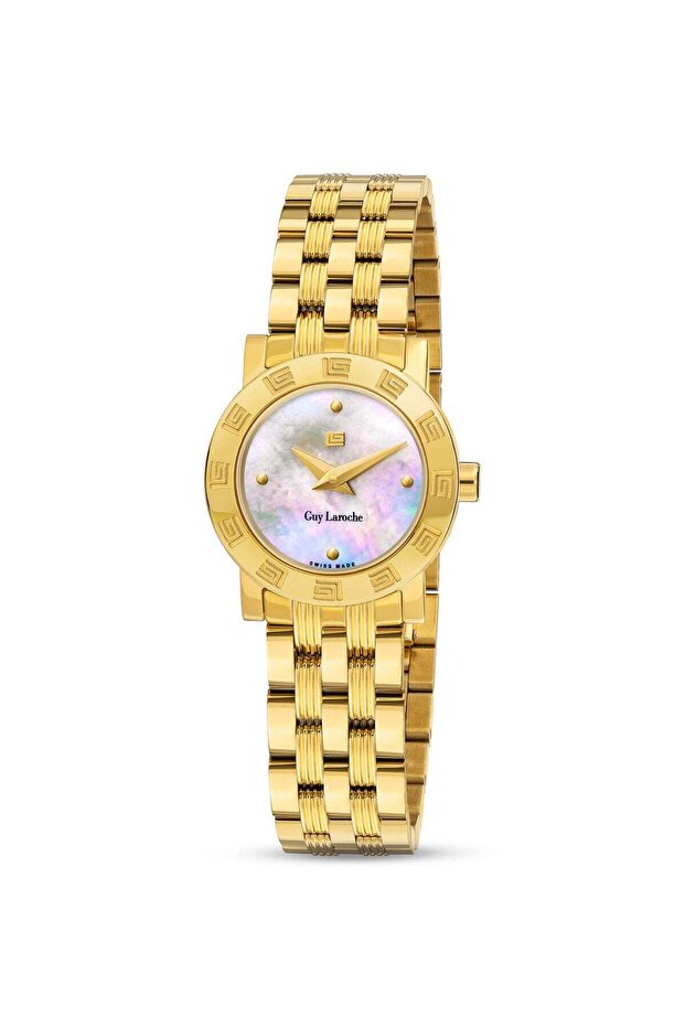 Alex Watch for Women with Yellow Gold Stainless Steel Bracelet 22 mm 5 Atm
