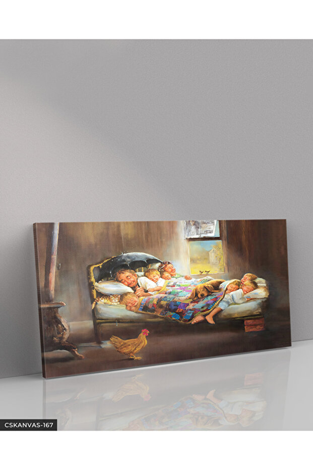 Mutluluğun Resmi Tek Parça Kanvas, Canvas Tablo - 2