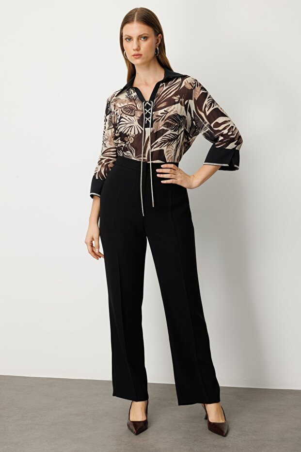 Φαρδύ παντελόνι κρεπ - 1