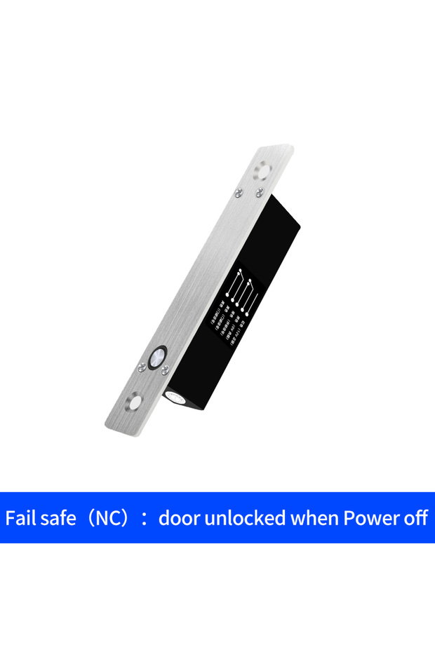 قفل الترباس الإلكتروني B3L-NC DC 12V صغير الحجم للتحكم في الوصول في الوضع المفتوح / المغلق عادةً