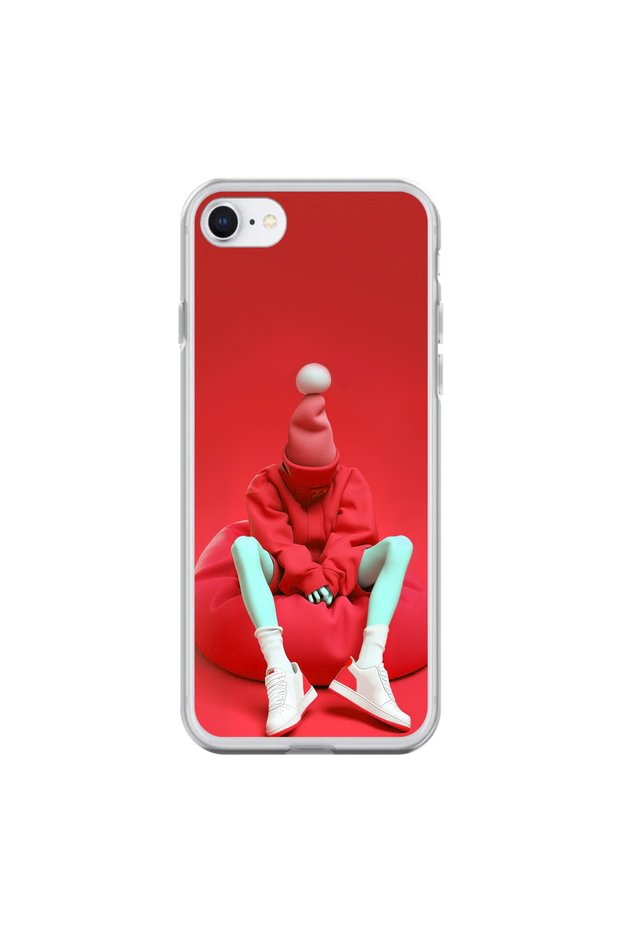 iPhone 6S Plus Compatible Transparent Case No Face 7 Design