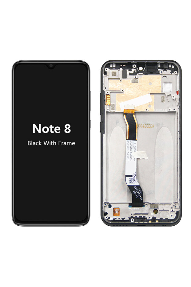 Black With Frame For xiaomi Redmi Note 8 display LCD touch screen Assembly replacement for redmi Not - 1