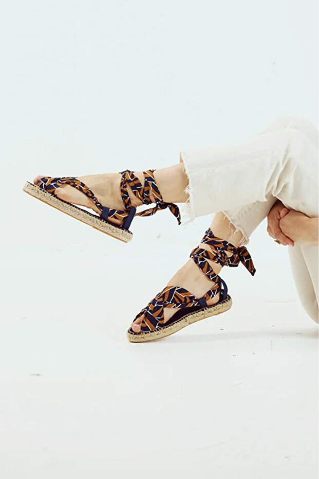 Nairobi Sandal - Tribal Print Sandal For Women