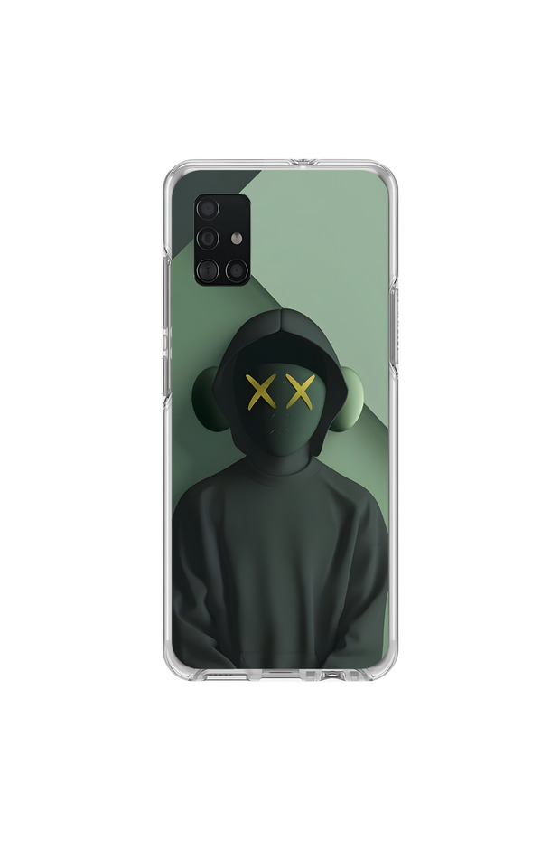 Samsung Galaxy A71 Compatible Transparent Case No Face 1 Design
