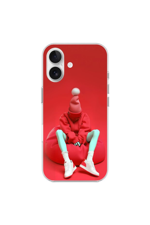iPhone 16 Plus Compatible Transparent Case No Face 7 Designs