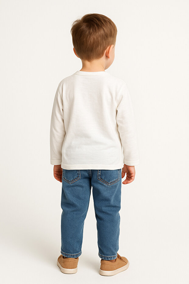 سترة رياضية أساسية للأولاد بأزرار أمامية - 3