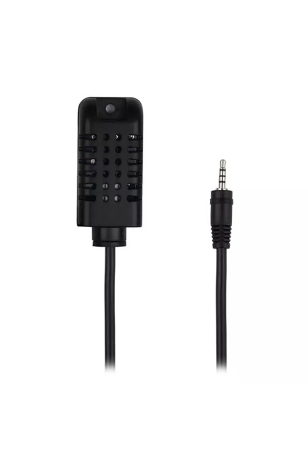 Temperature and Humidity Sensor, Black, Compatible, 0.5 m Cable