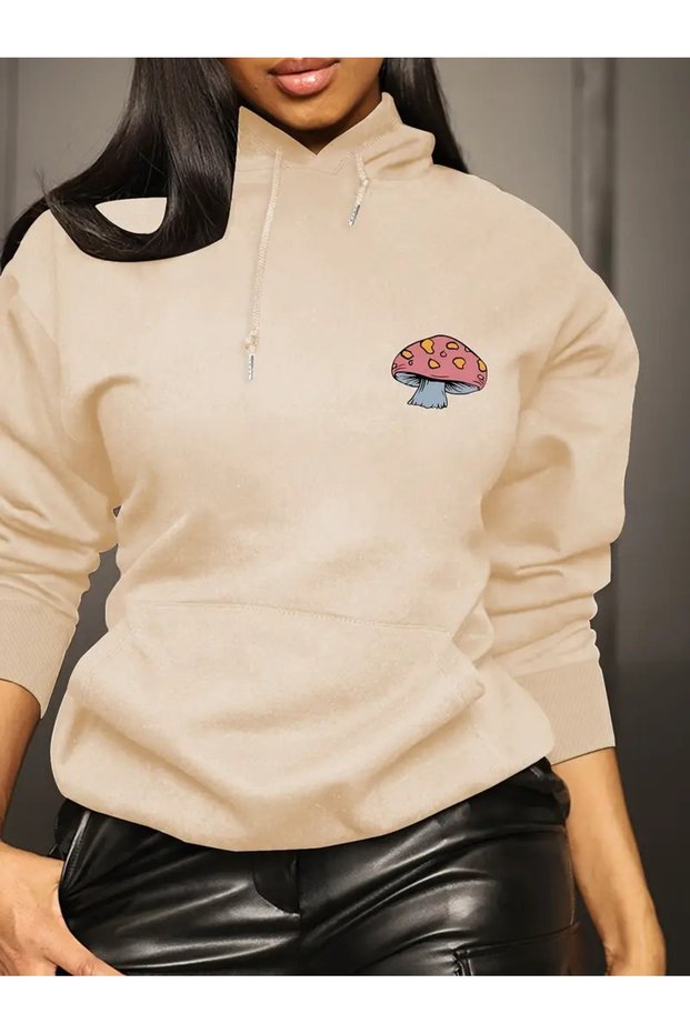 Printed Hoodie – Stylish Model Reflecting Modern Streetwear Style