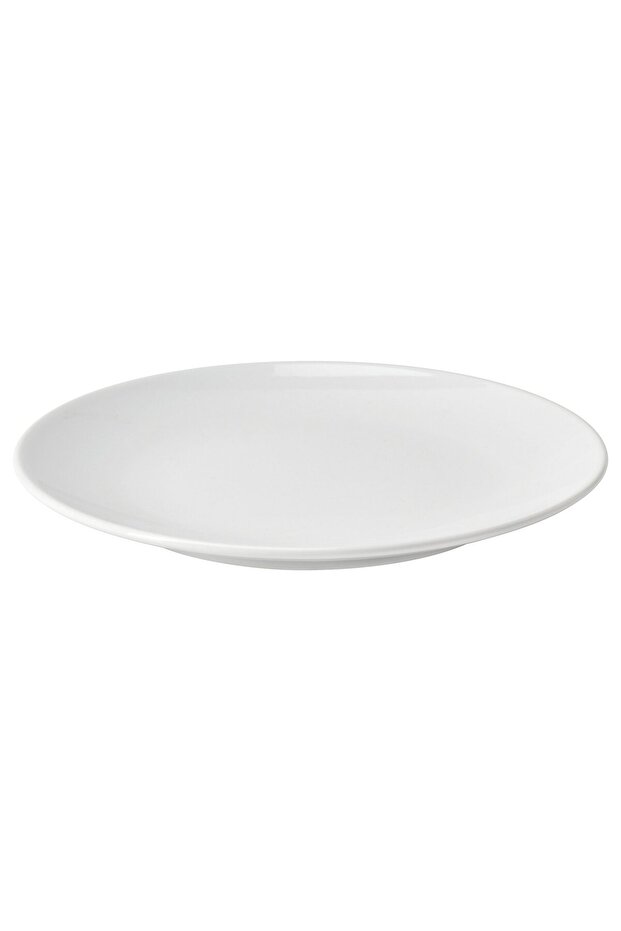 GODMIDDAG Side plate, white, 20 cm
