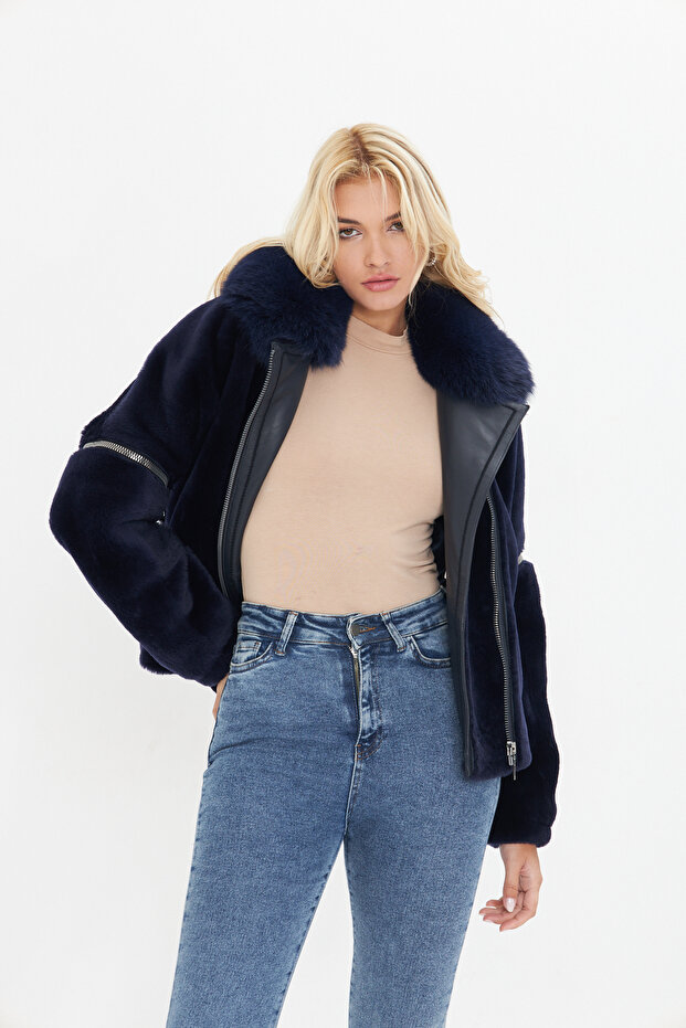 Kadın Deri Ceket - 8