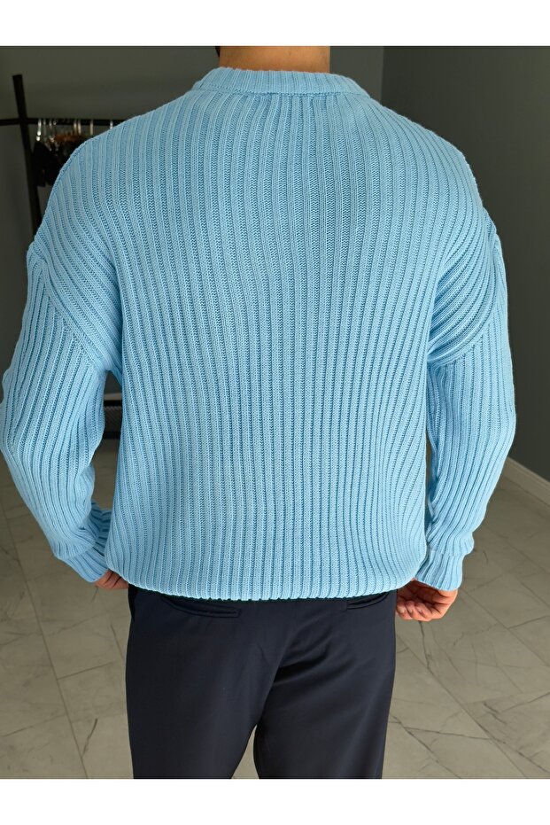 Premium Oversize Örme Kazak - 1