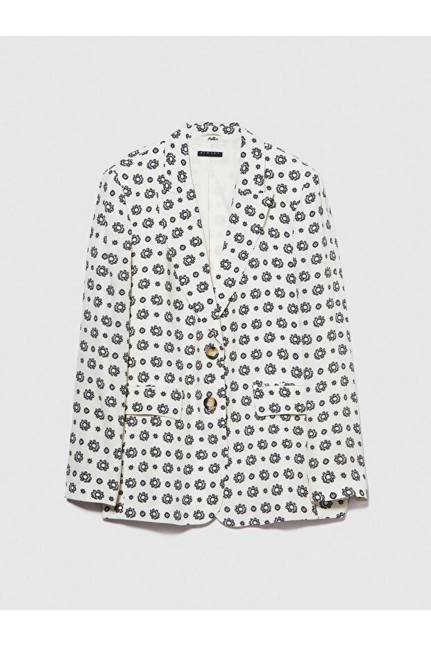 Regular Fit Bej Kadın Ceket 2VJDLW024 - 6