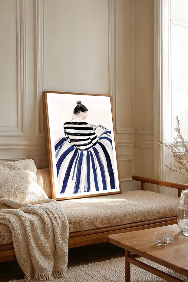 One Piece Wooden Framed Living Room Hall Kitchen Painting Tk1833
