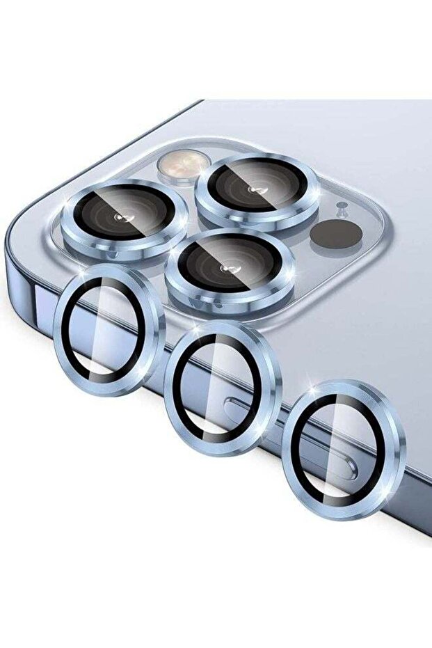 3Pc Camera Lens Protector for iPhone 13 Pro / 13 Pro Max - Sierra Blue