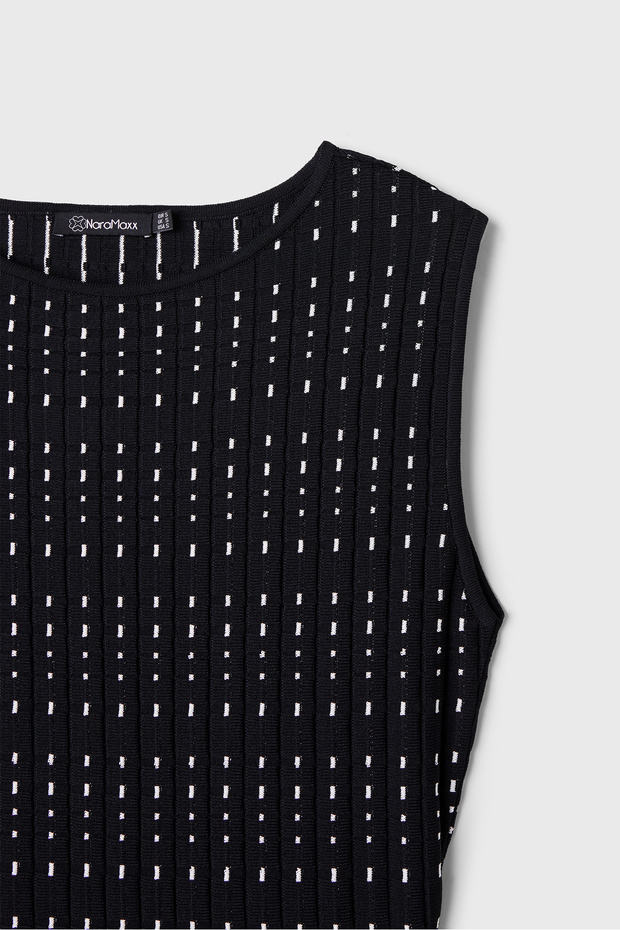 61 TRİKO ELBİSE SİYAH - 8