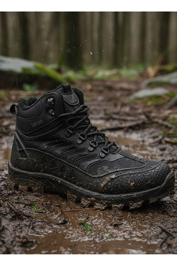 erkek su geçirmez waterproof siyah bot - 3