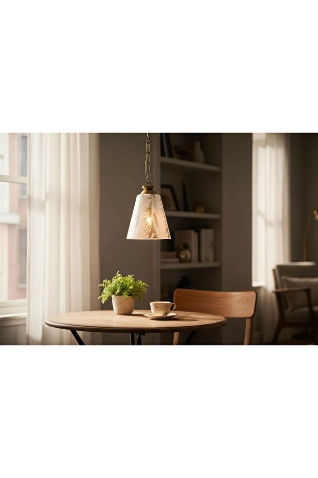 mirza desenli camlı avize - 1