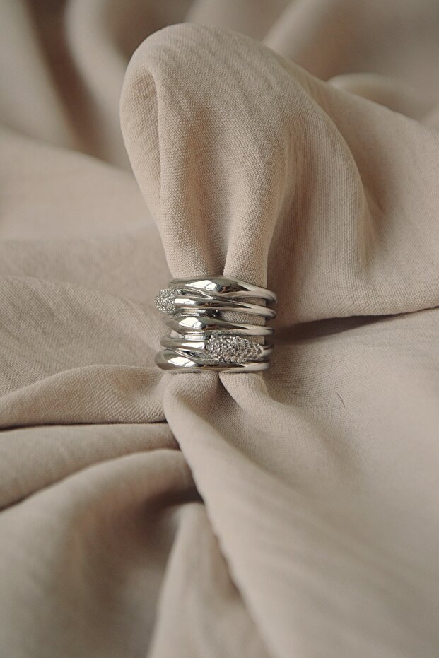 خاتم كابري - فضي - 2