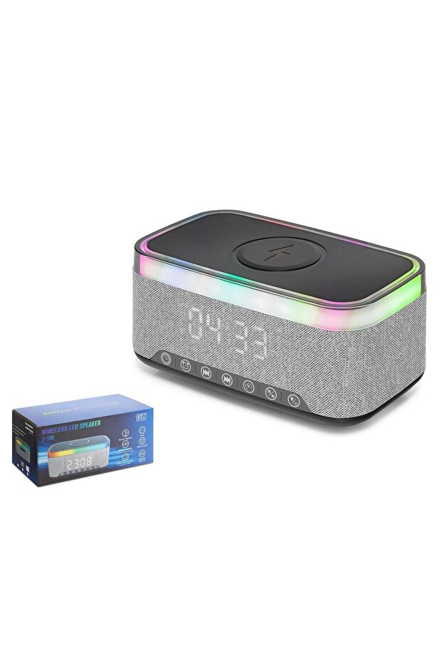 S300 Bluetooth Speaker Led Siyah - 1