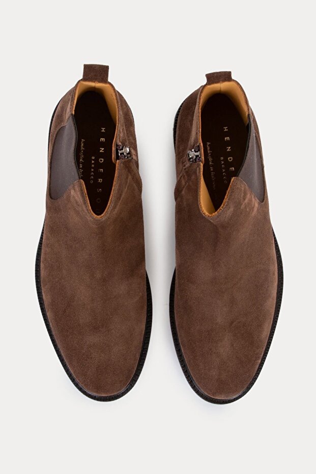 St. Moritz Taban Lastik Bantlı Süet Bot - 4