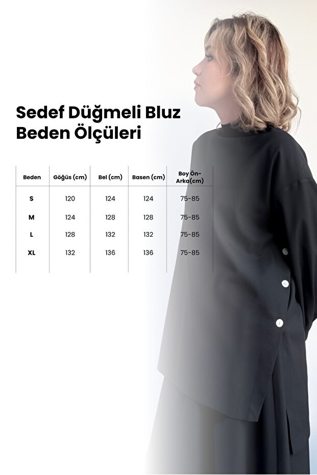 Düğmeli Bluz - 4