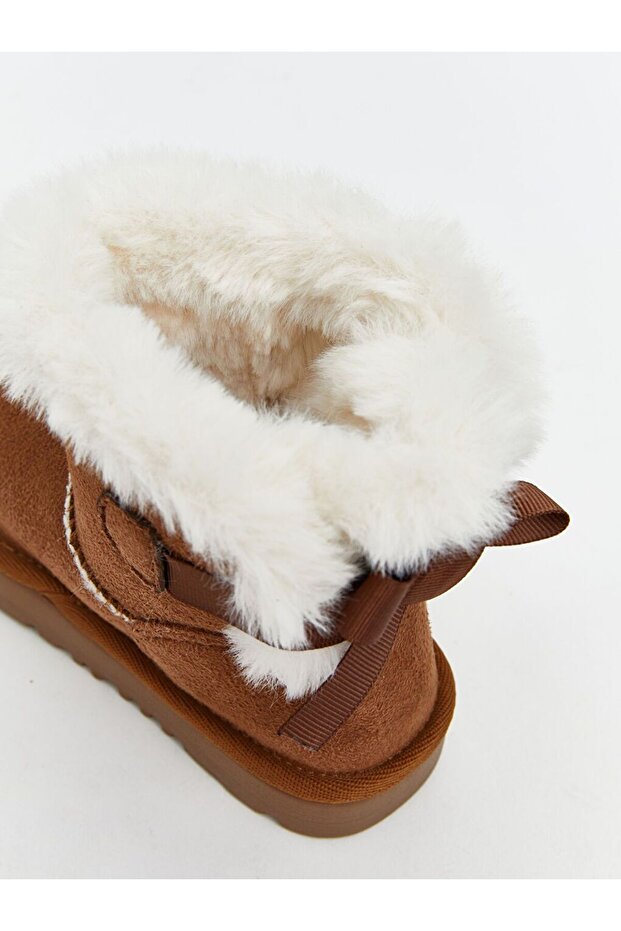 LCW STEPS Süet Görünümlü Kız Bebek Bot - 6