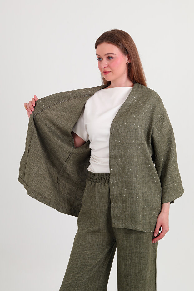 مجموعة مزدوجة مع تفاصيل الحجر - 6