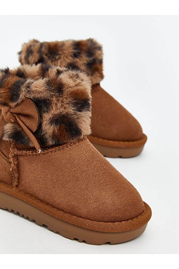 LCW STEPS Süet Görünümlü Kız Bebek Bot - 3