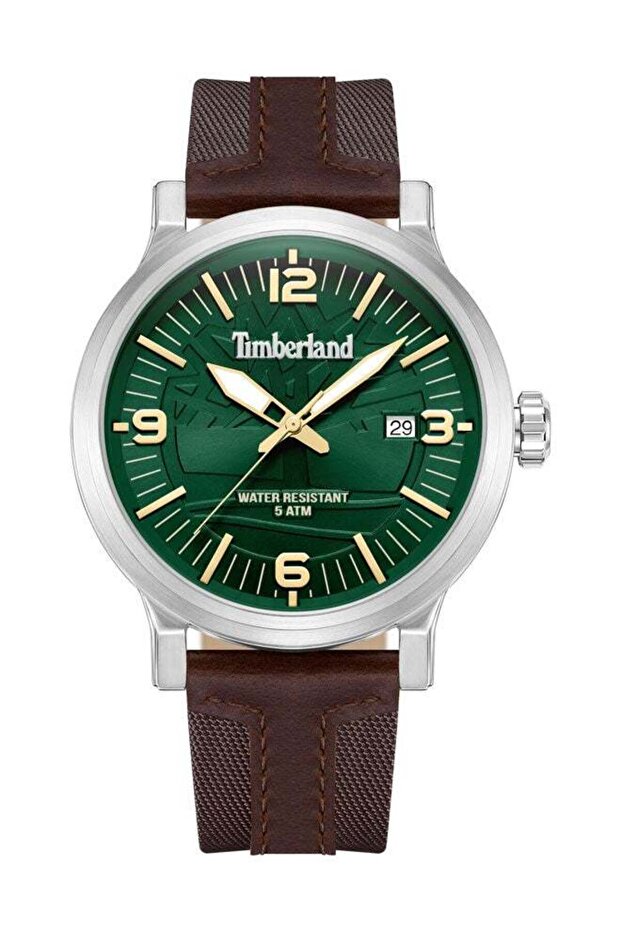 Men's Analog Round Leather Wrist Watch TDWGN0029102 - 46 mm