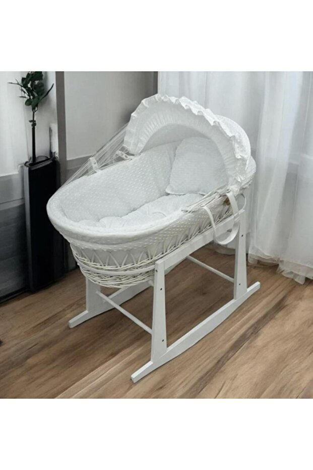 سلة موسى (تشمل القاعدة) - أبيض - 2