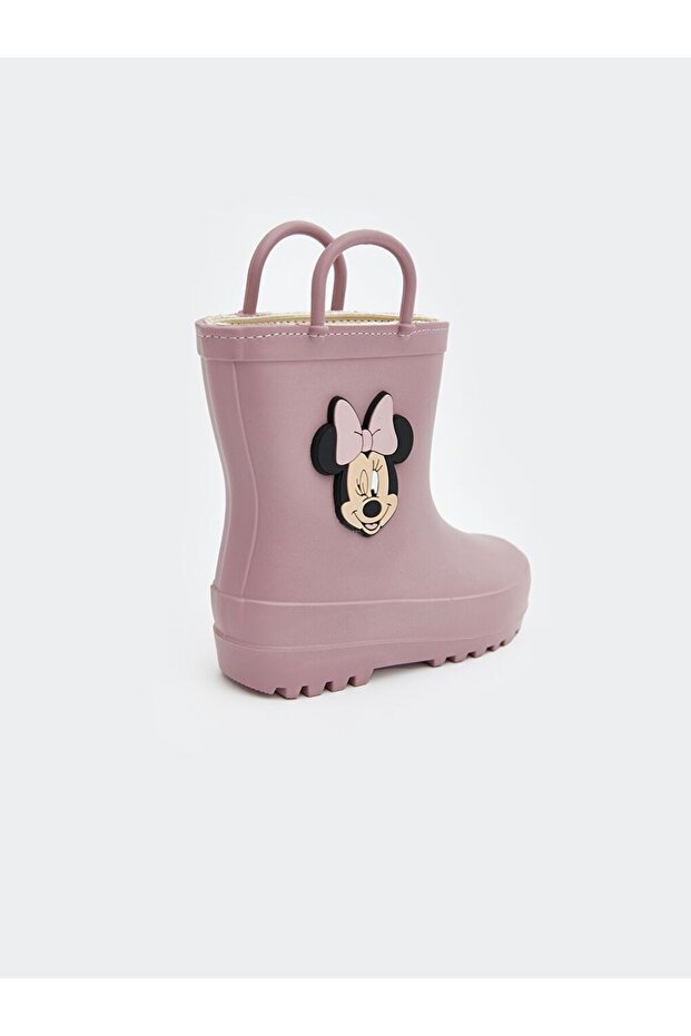 LCW STEPS Minnie Mouse Baskılı Kız Bebek Yağmur Botu - 5