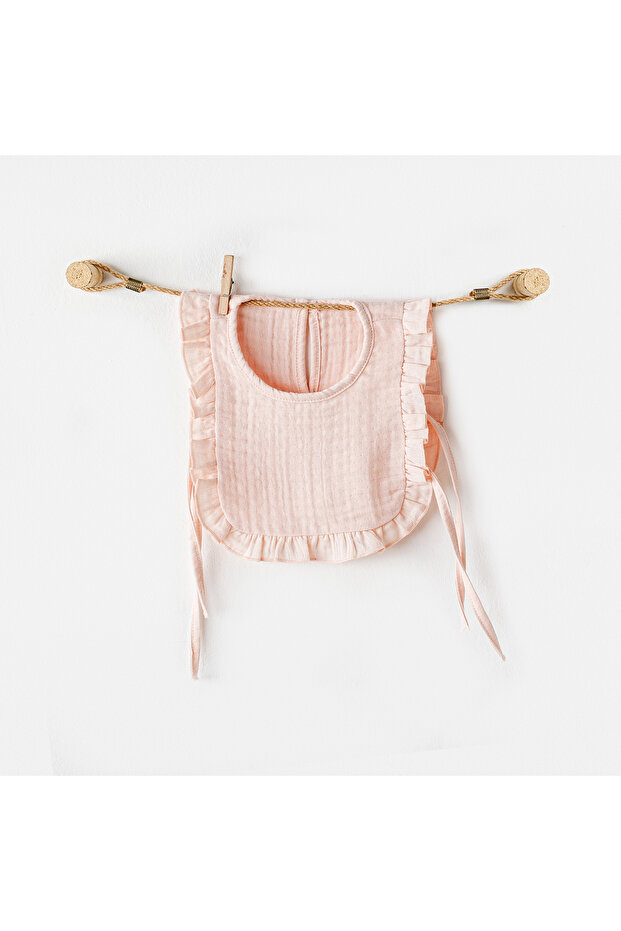 Baby Bibs Muslin Home Pink