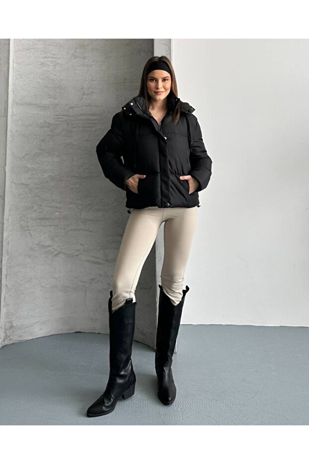 Hooded Puffer Jacket - 6