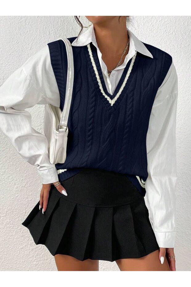Trend Women's Tricot Knitted Sweater