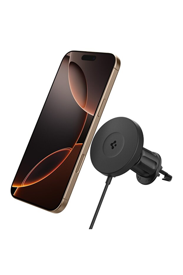 MagFit Air Vent Araç içi Telefon Tutucu + Kablosuz Şarj Cihazı iPhone MagSafe OneTap Pro4 - ACP08543 - 6