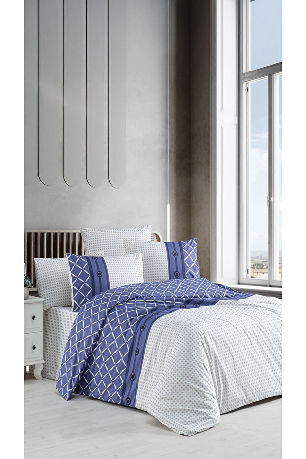 Lina 100% Cotton Single Duvet Cover Set 160X220 cm