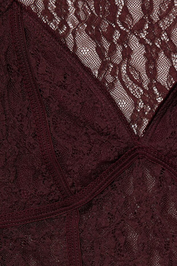 Dantel korse tarzı top - 6