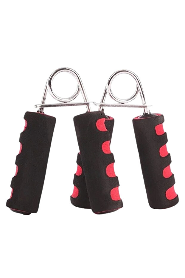 2Pcs for Both Hands Double Hand Spring Wrist Arm Finger Strengthener Steel Spring with Anti-Slip Sponge
