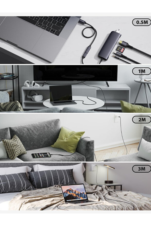 Type-c Uzatma Kablosu 3 m - 4