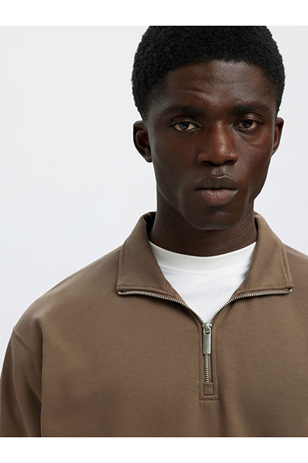 Sweatshirt Half Zip - 5